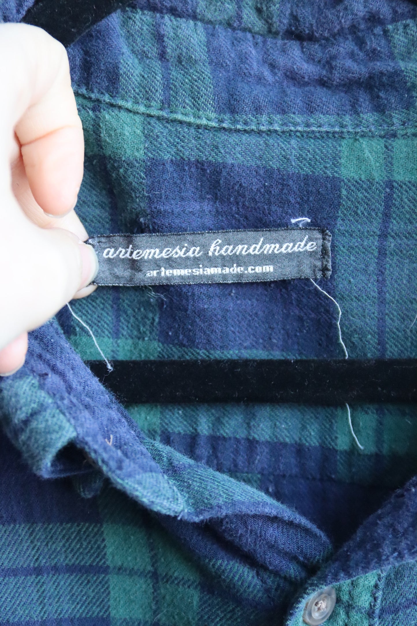 Artemisia Plaid Top