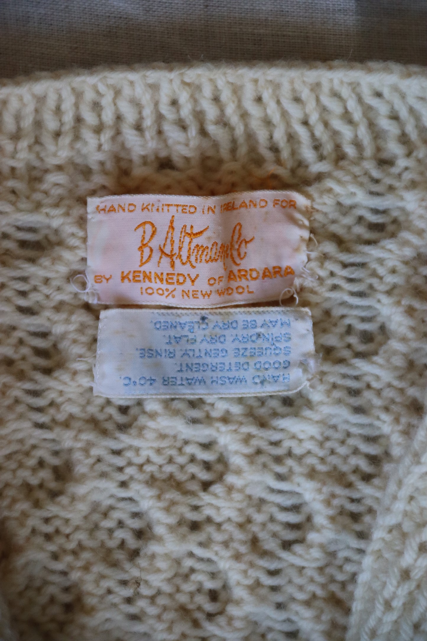 Vintage B. Altman White Sweater