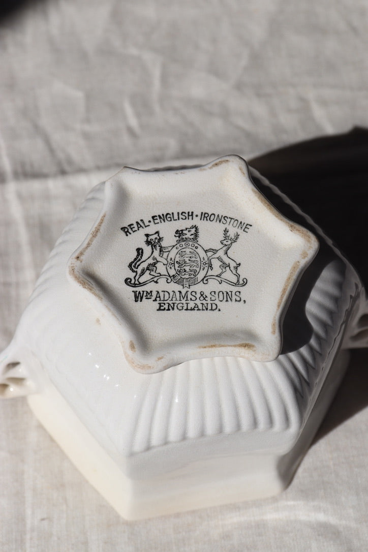 Vintage Adams & Sons Ironstone Vase
