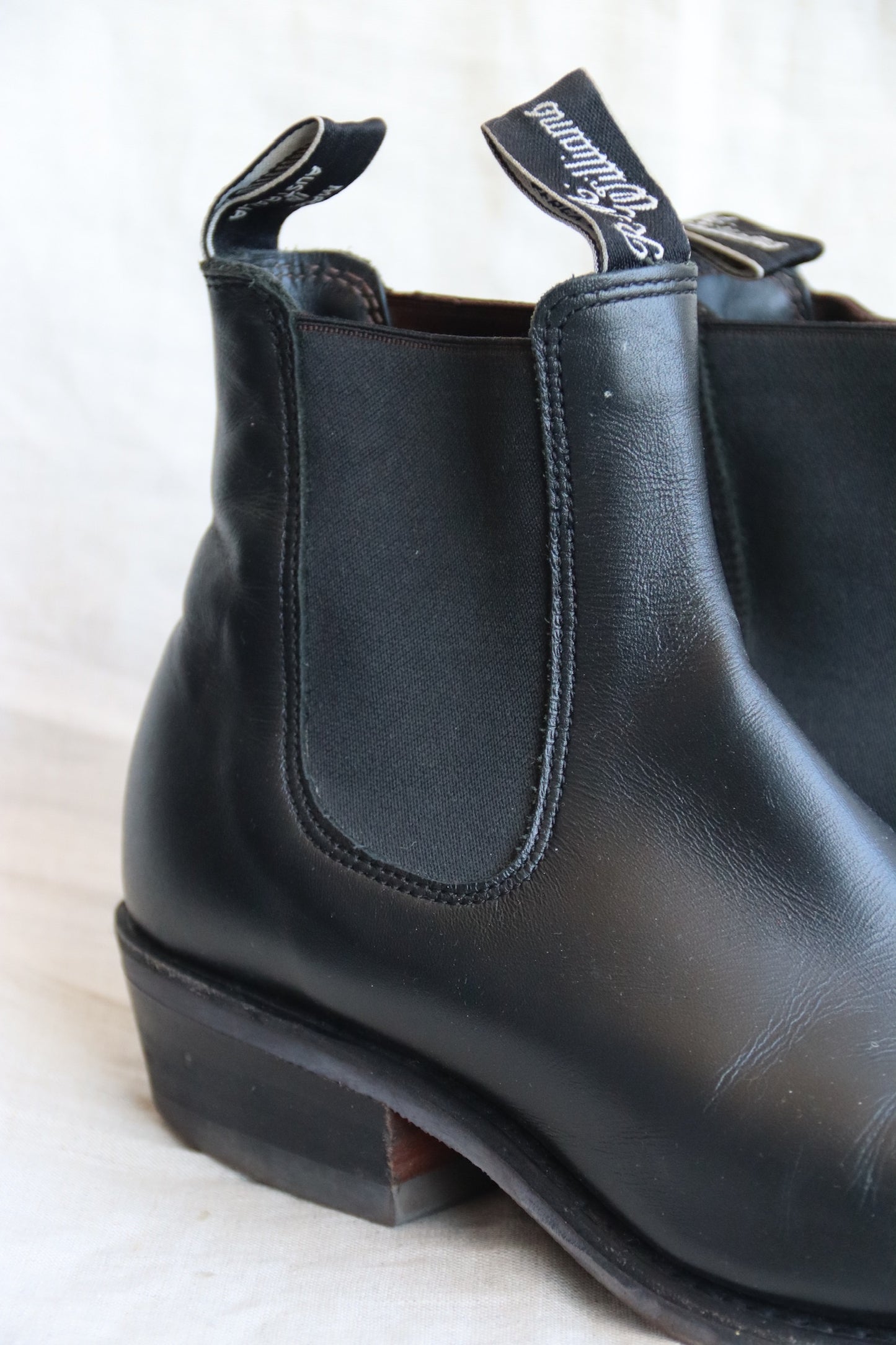 R. M. Williams Black Chelsea Boots - 7.5