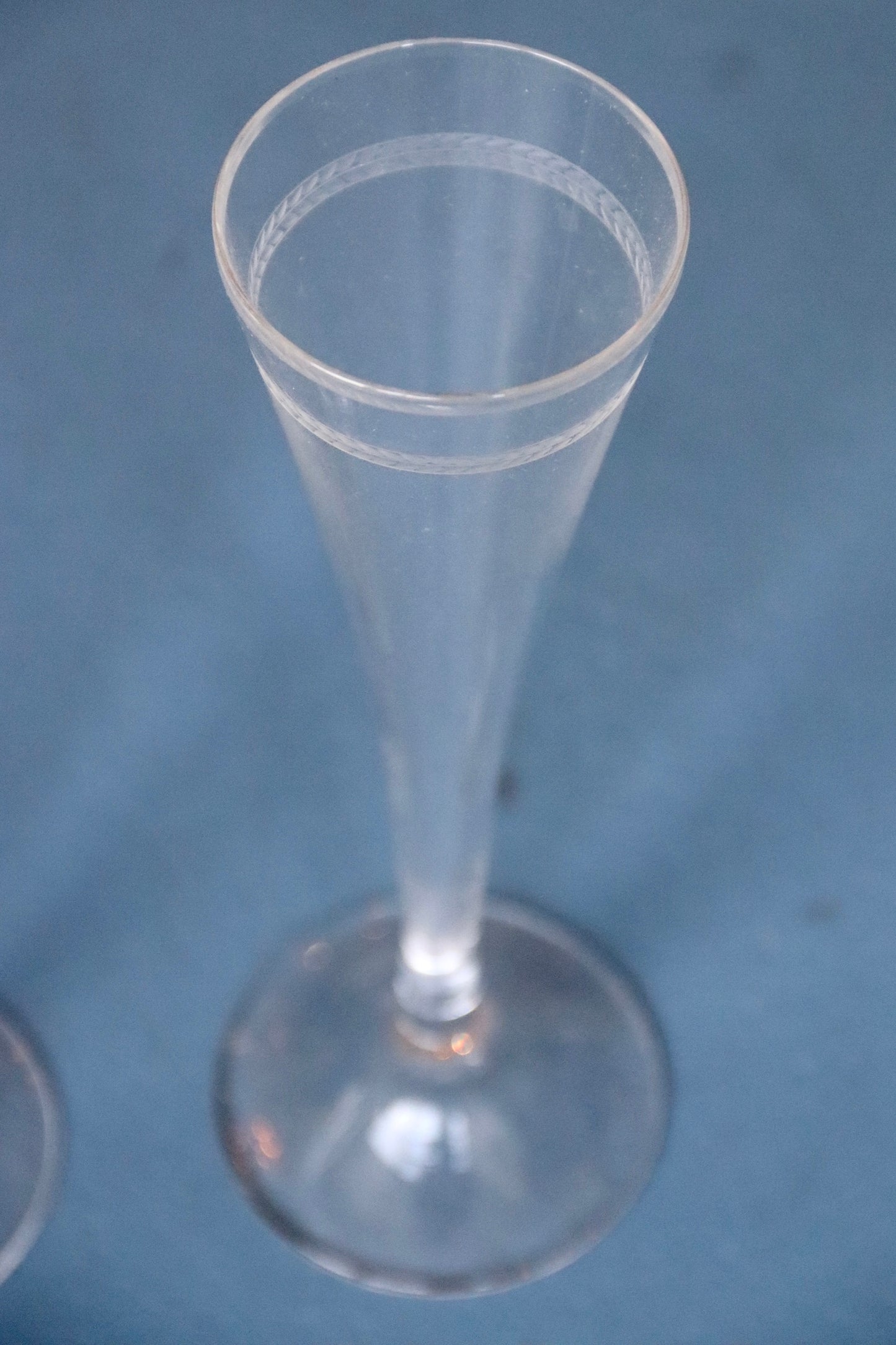 Set of 2 Vintage Champagne Flutes