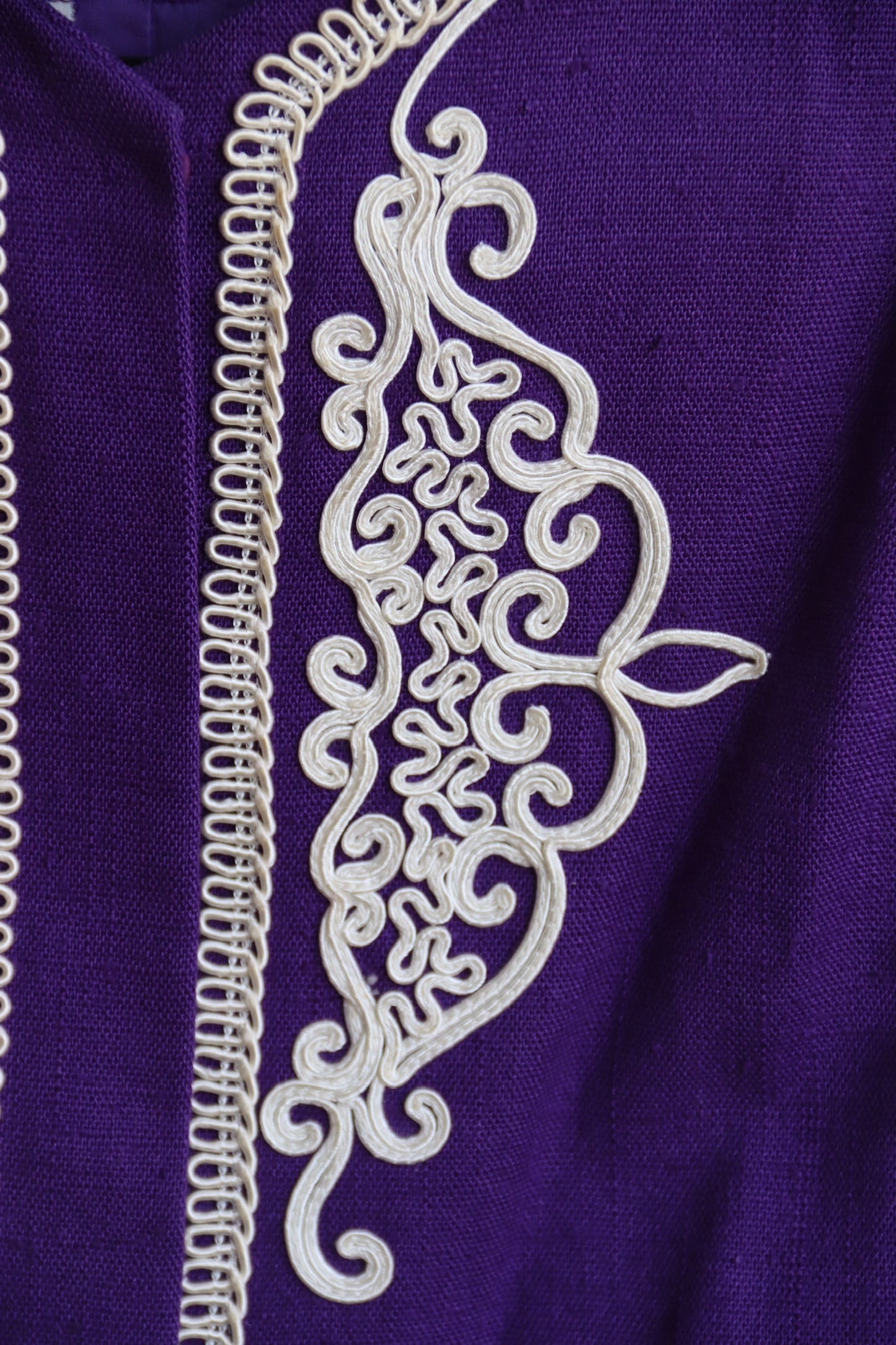 Vintage 1960s Youth Guild Soutache Trim Jacket
