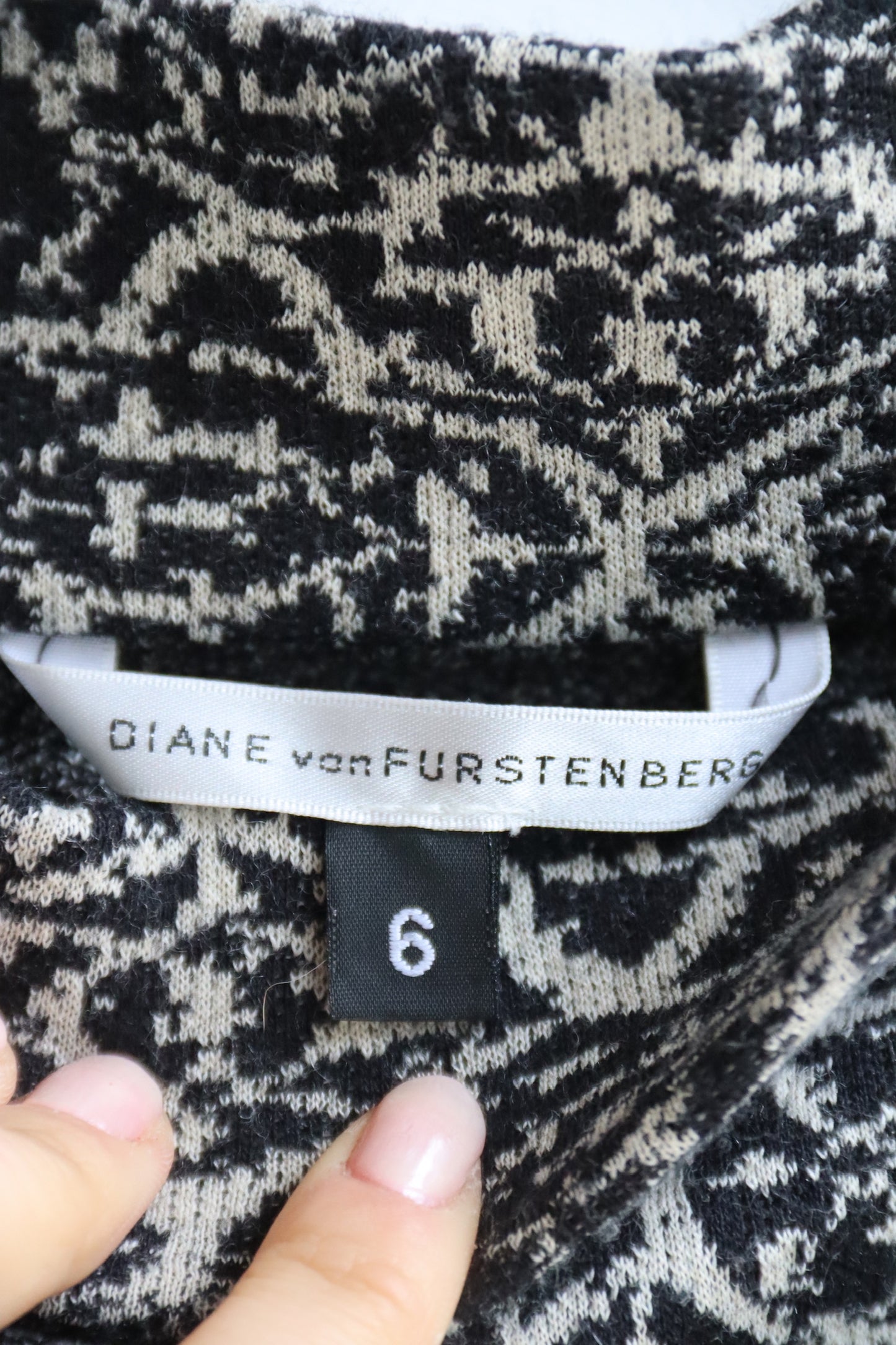 Diane von Furstenberg Black and White Skirt