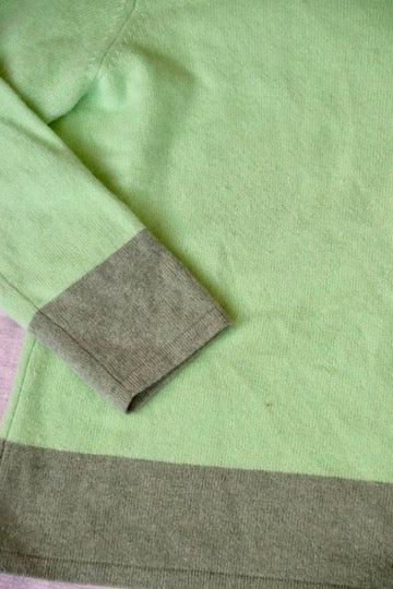 Magaschoni Electric Green Cashmere Sweater