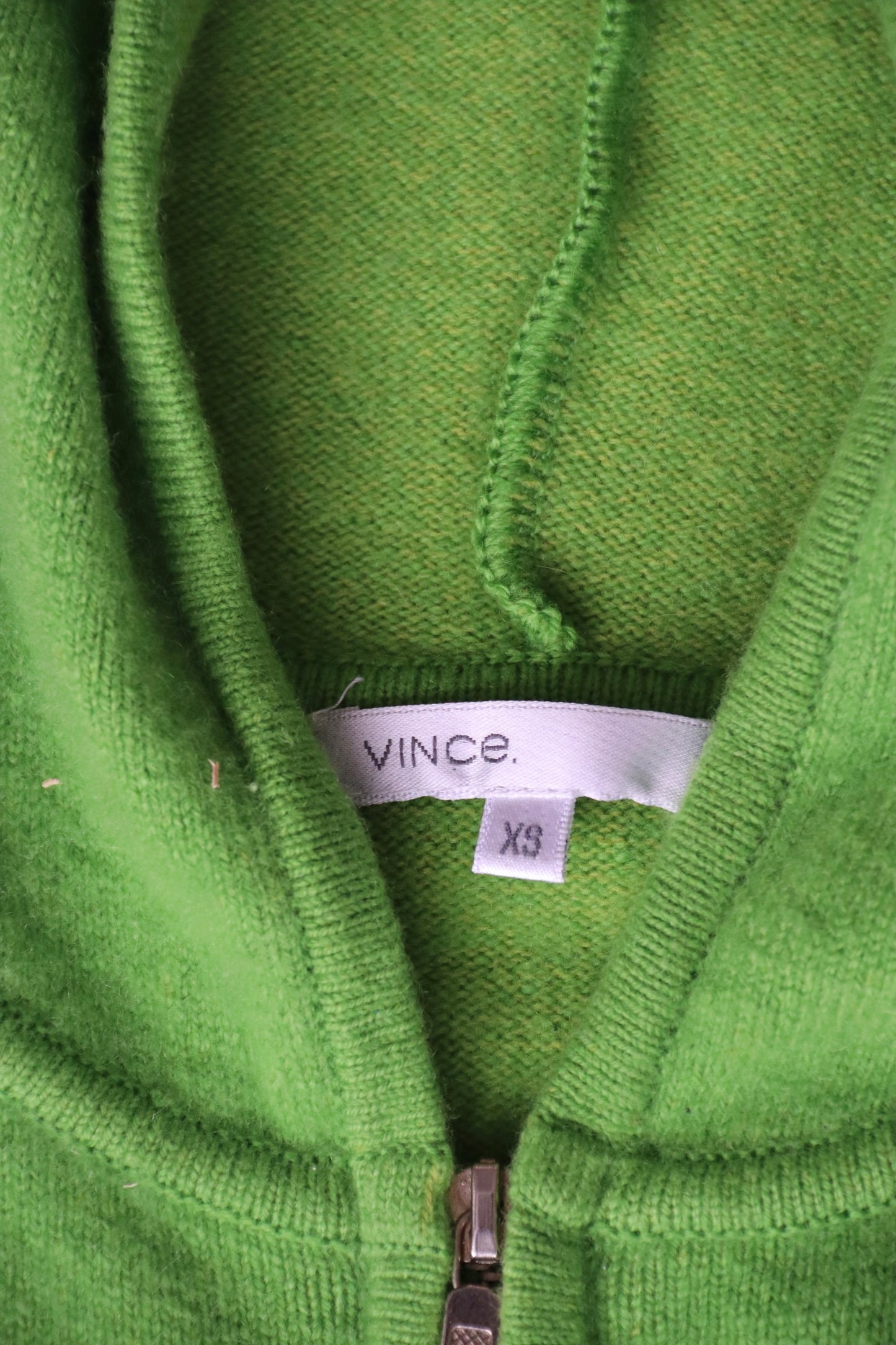 Vince Cashmere Zip Up Hoodie Sweaters