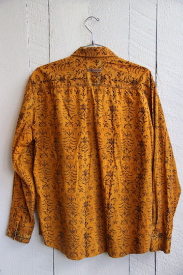 Vintage Italia Orange Velvet Shirt