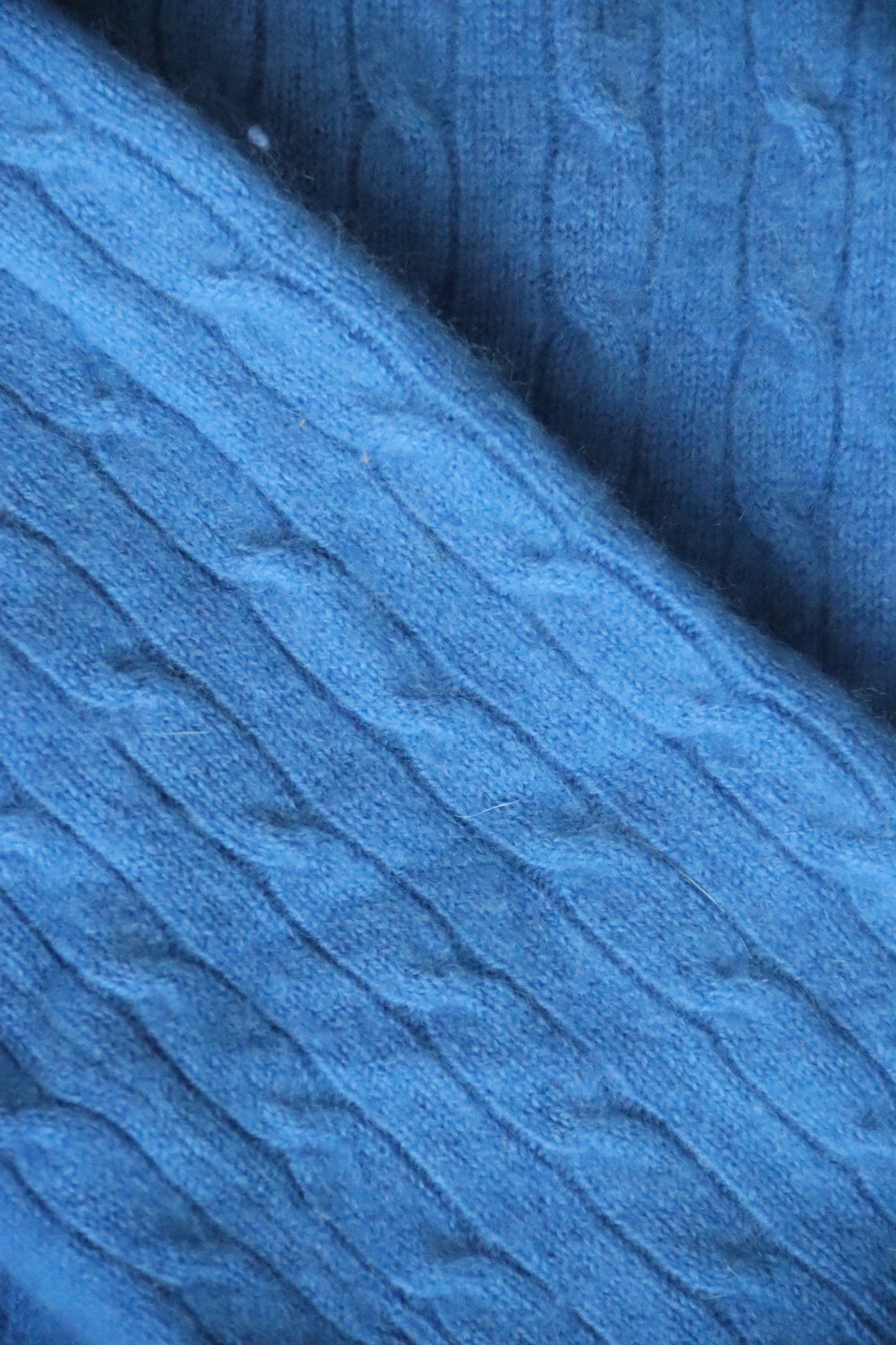 Sigrid Olsen Blue Cashmere Sweater