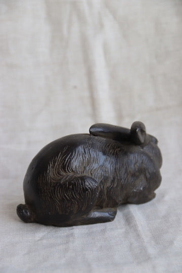 Set of 2 Japanese Rabbit Sculptures