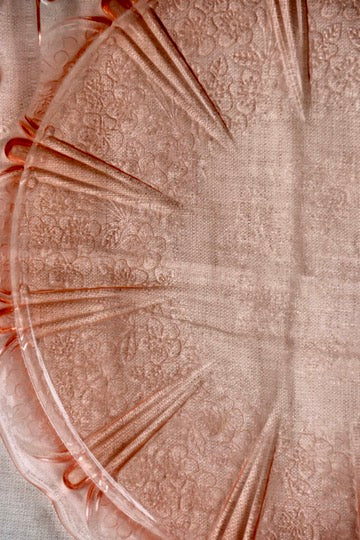 Cherry Blossom Pink Handled Tray