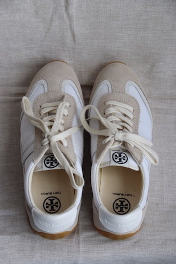 Tory Burch Cream Sneakers