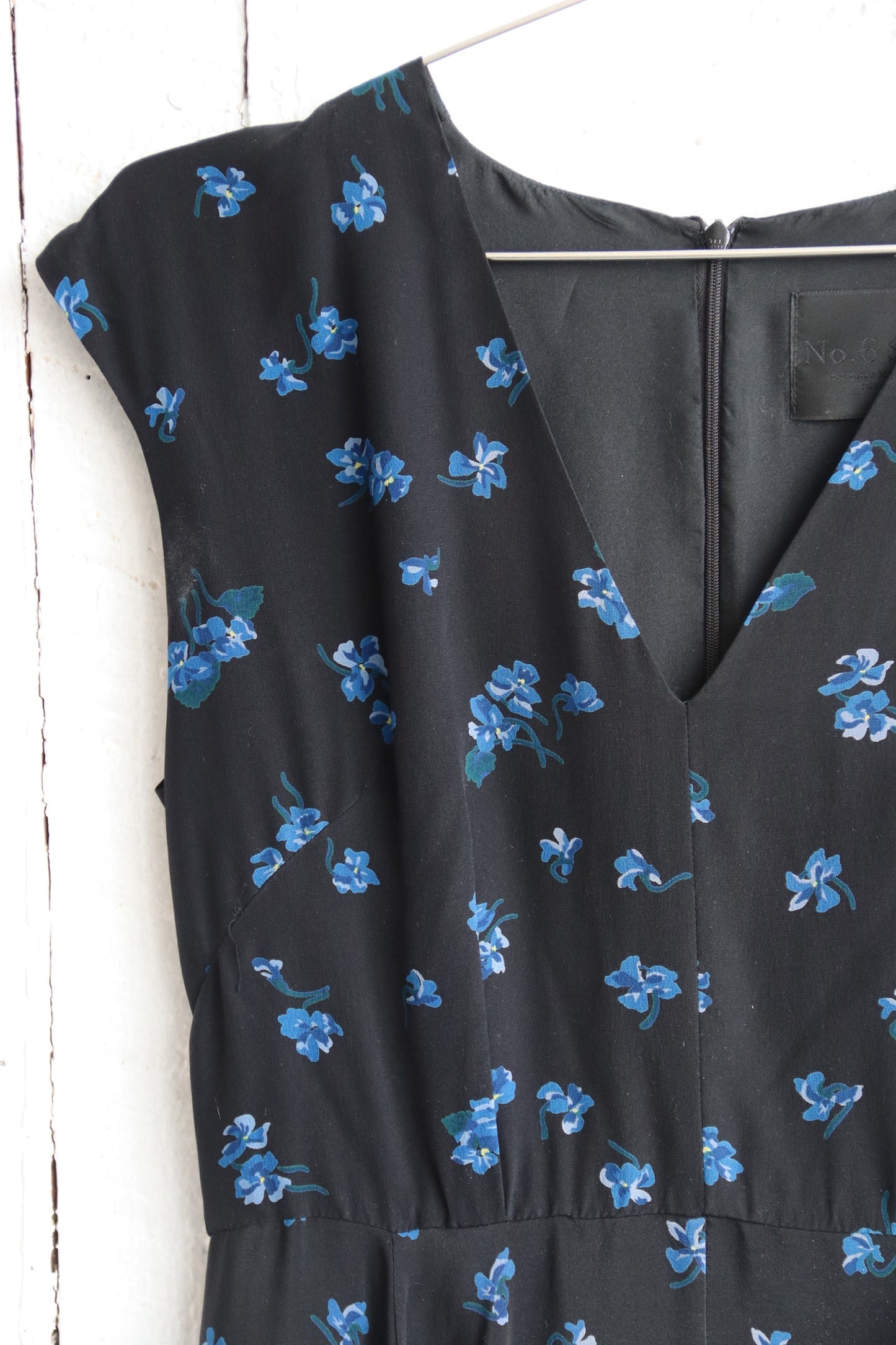 No. 6 Store Blue and black Dress