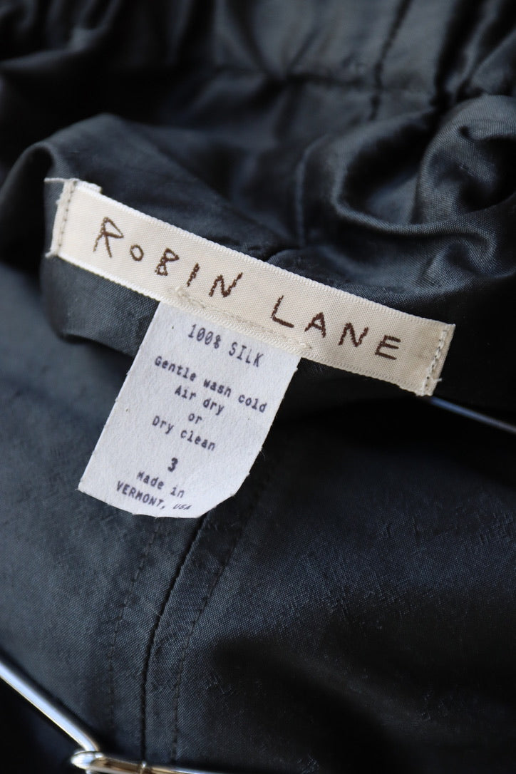 Vintage Robin Lane Silk Taffeta Skirt
