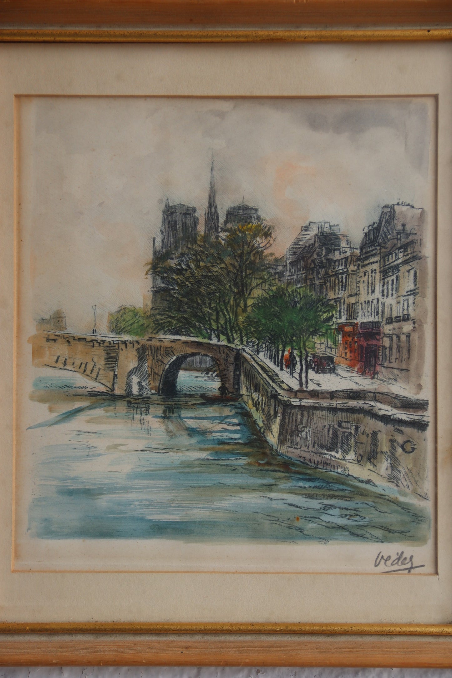 Vintage French Sketch