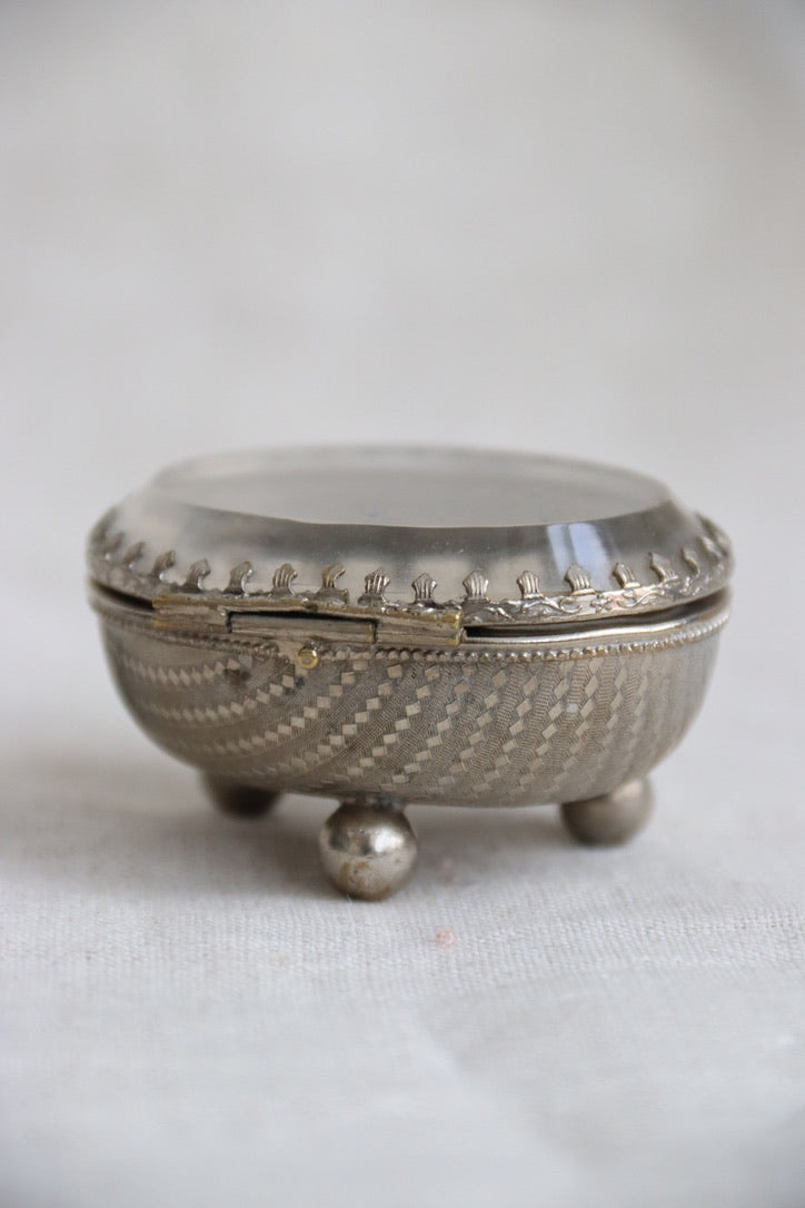 Tin Beveled Glass Box