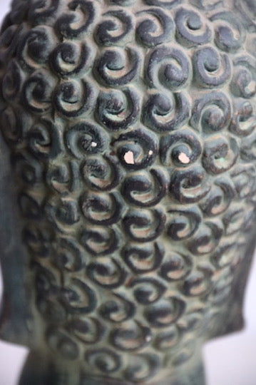 Ceramic Buddha Bust Sculpture