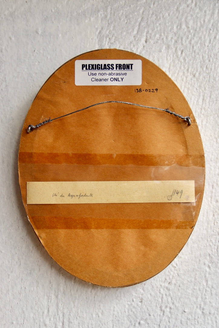 Vintage Oval Drawing