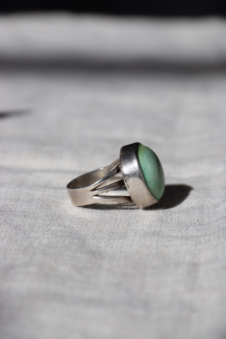 Sterling and Turquoise Statement Ring