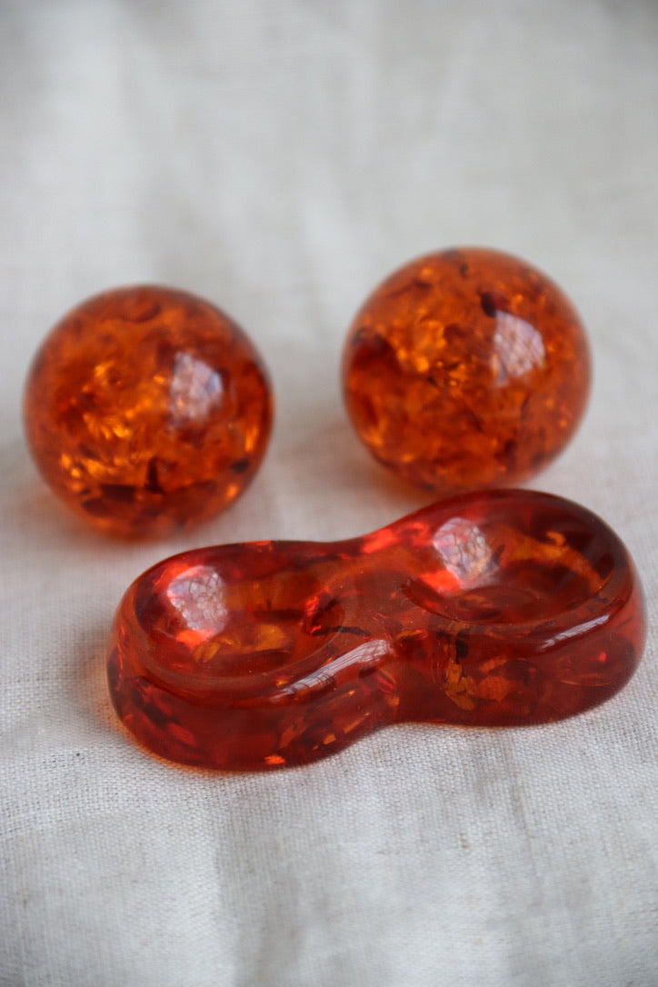 Amber Resin Sculpture