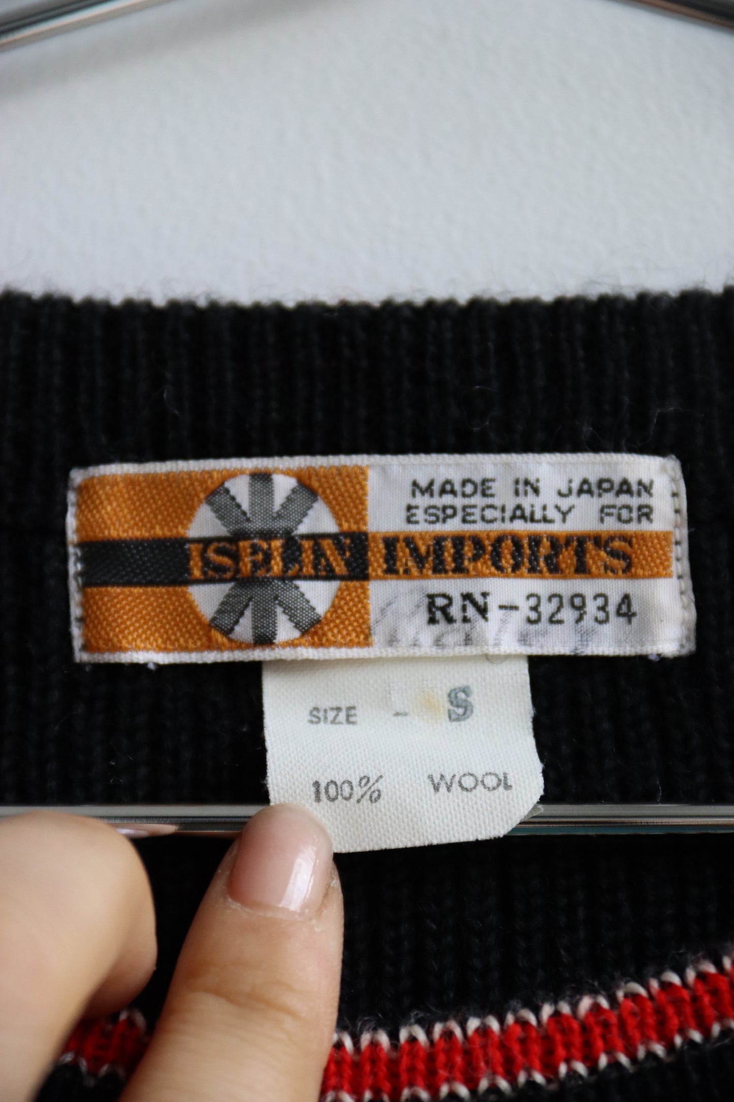 Iselin Imports Black Sweater