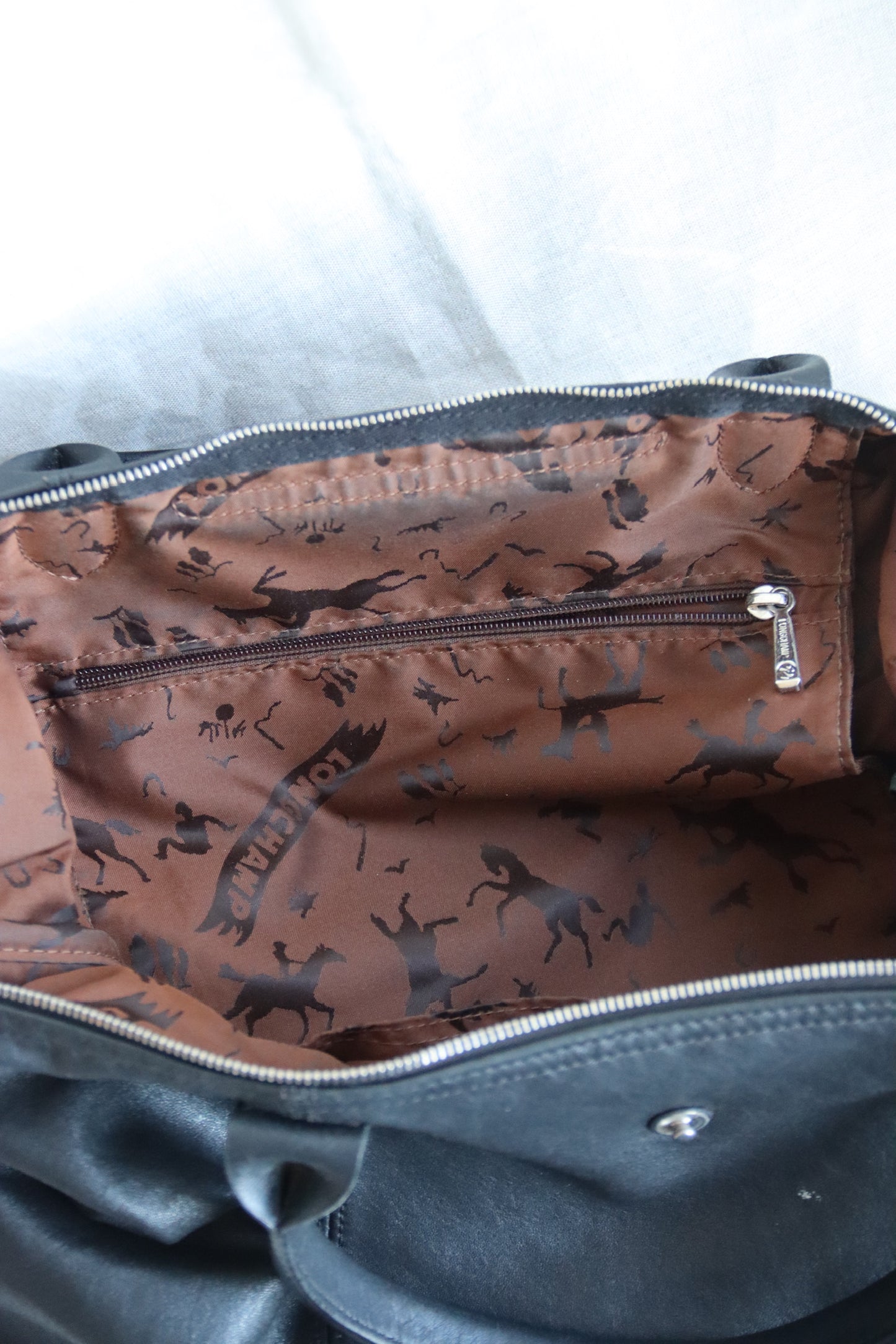Longchamp Black Leather Bag