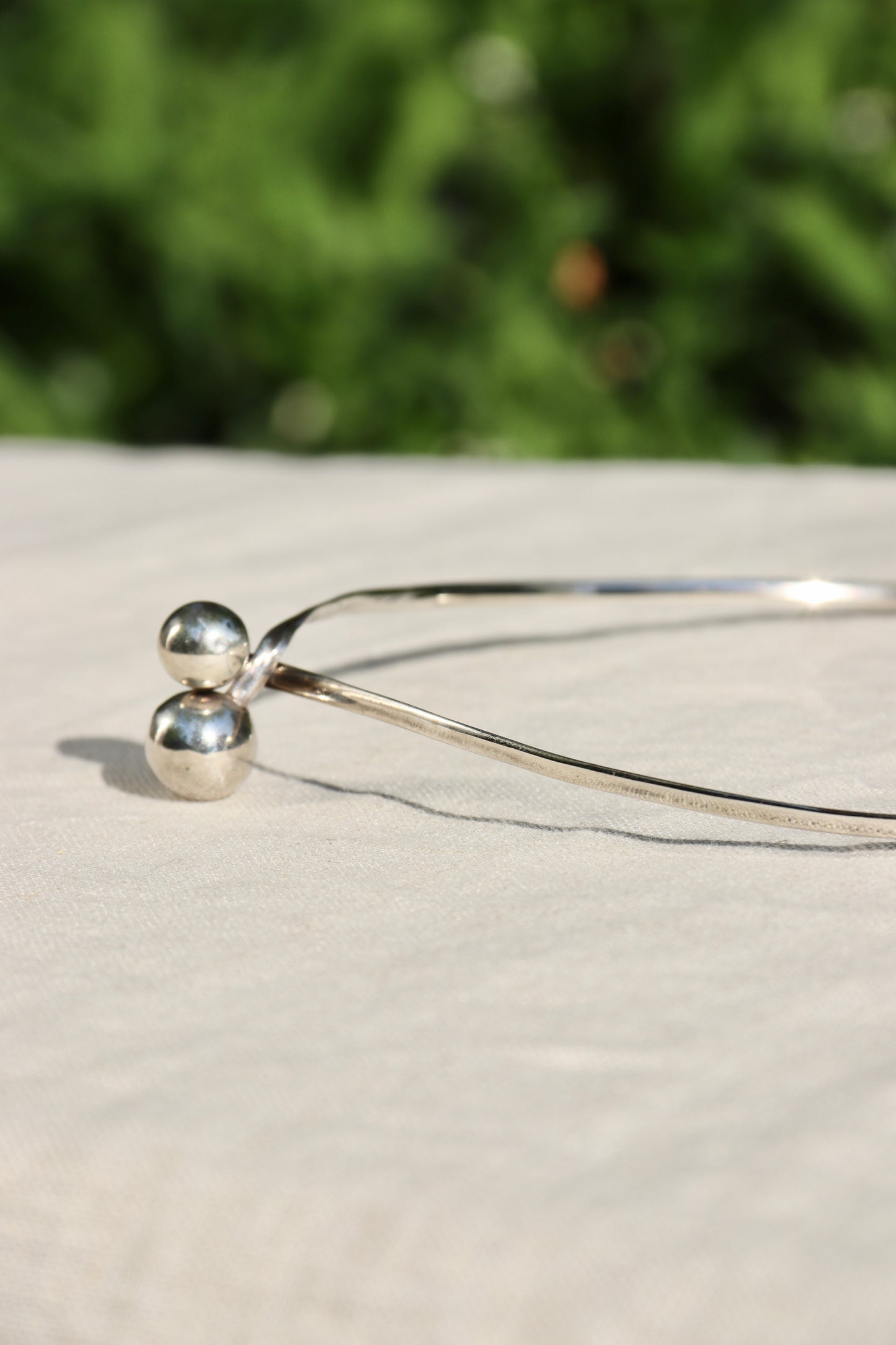 Sterling Silver Bypass Necklace