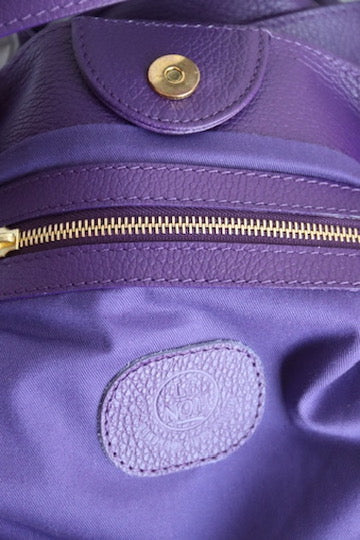 Le Nom Purple Bucket Bag