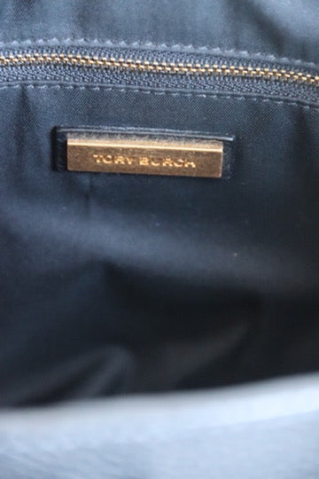 Tori Burch Black Leather Bag with Tassle