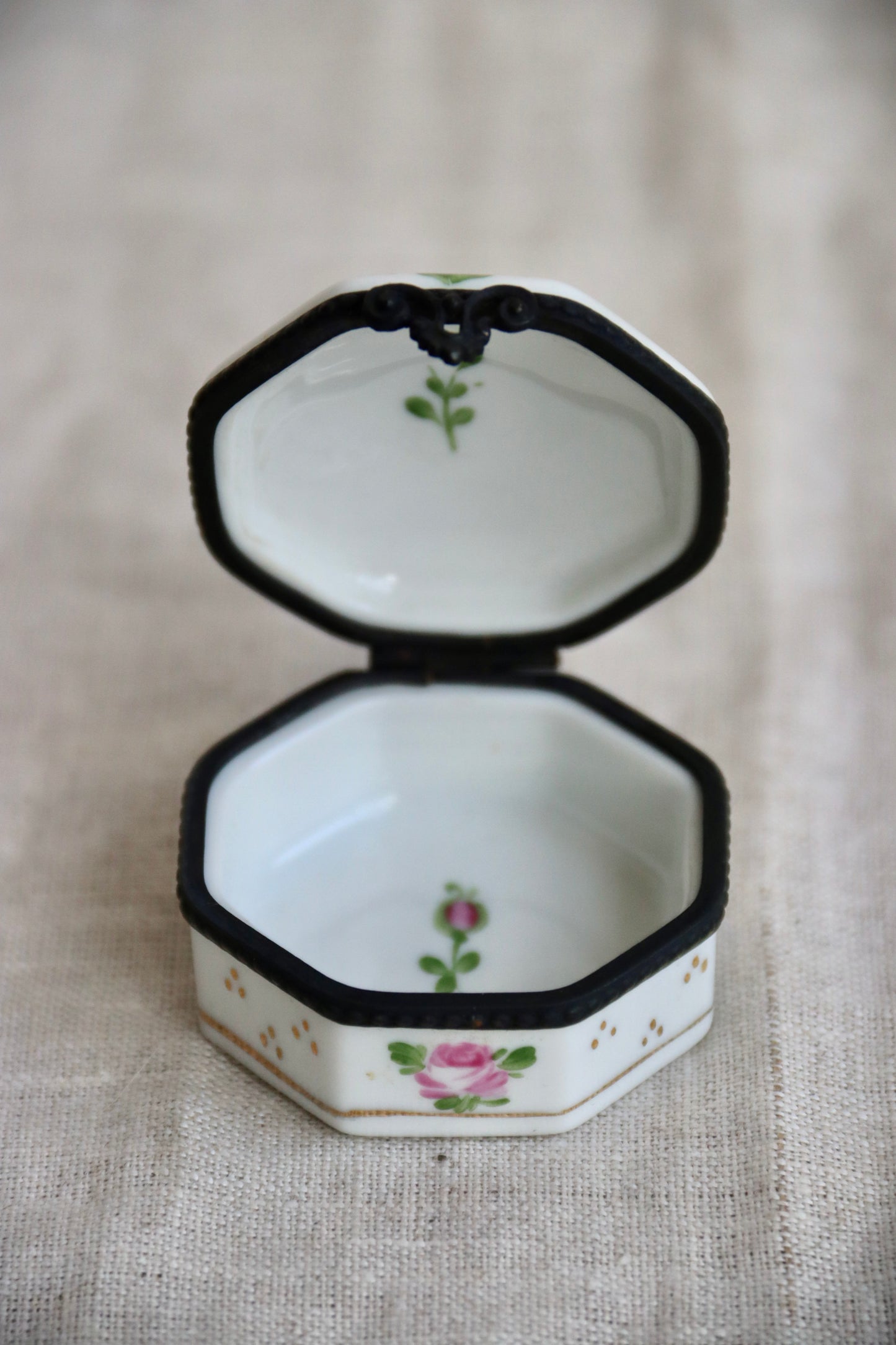 Limoges France Porcelain Enamel Box