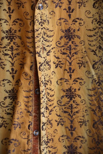 Vintage Italia Orange Velvet Shirt