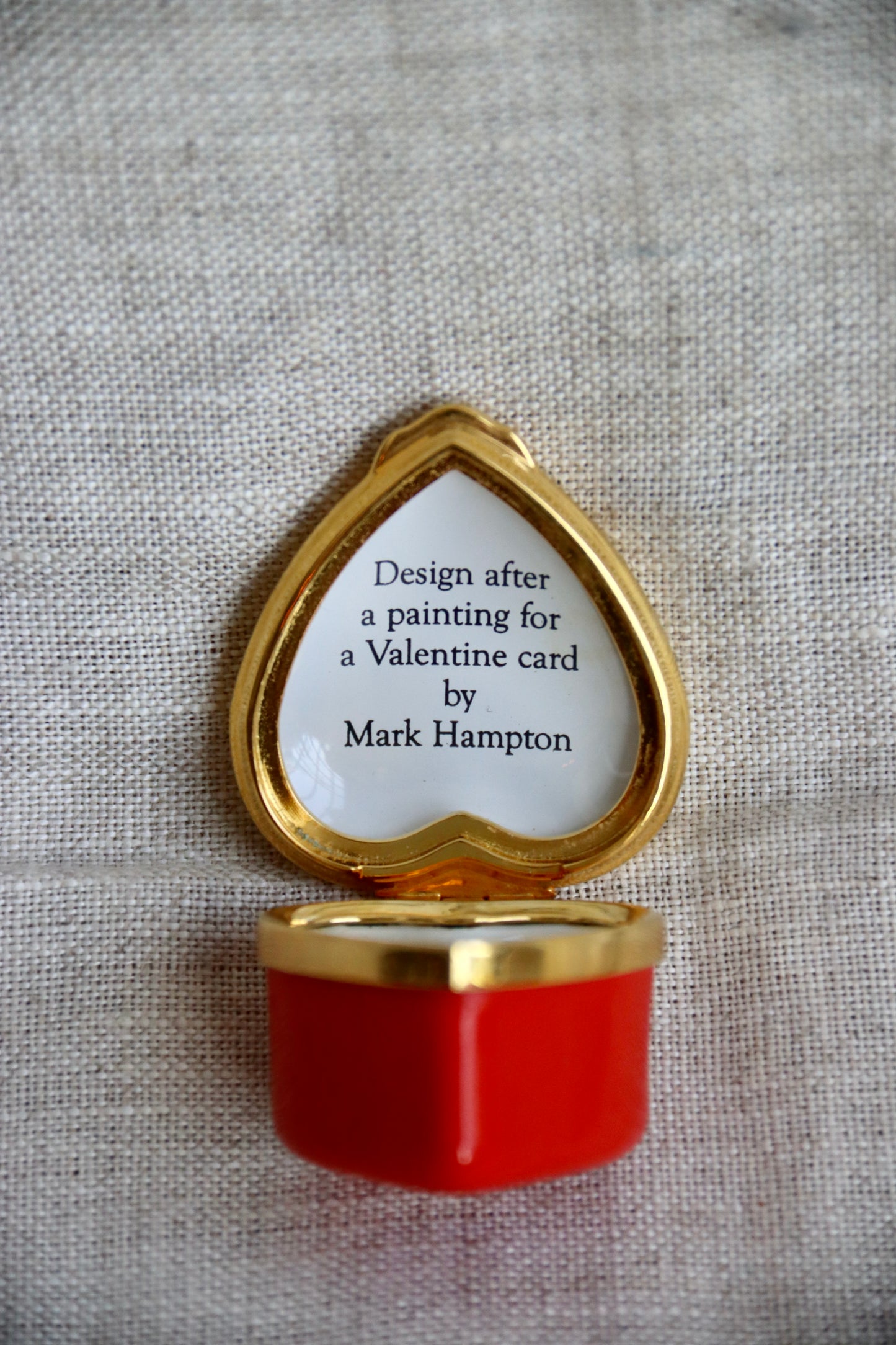 Halcyon Days By Mark Hampton Heart Shaped Box