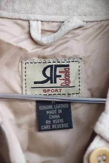 Vintage Rafaella Sport Tan Suede Coat