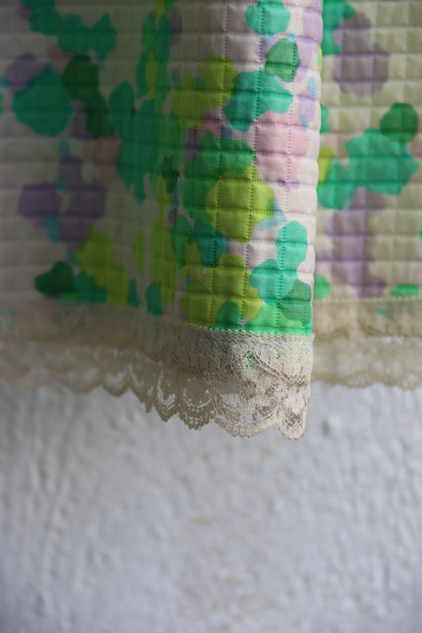 Harold Grant Green Quilt Maxi Dress - 1970s