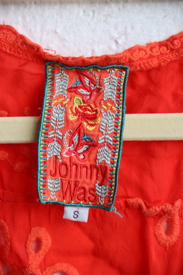Johnny Was Orange Top