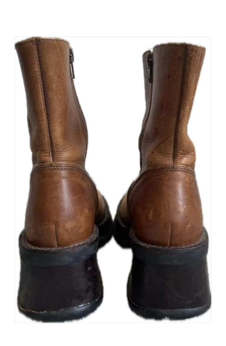 Vintage Steve Madden Brown Leather Boots