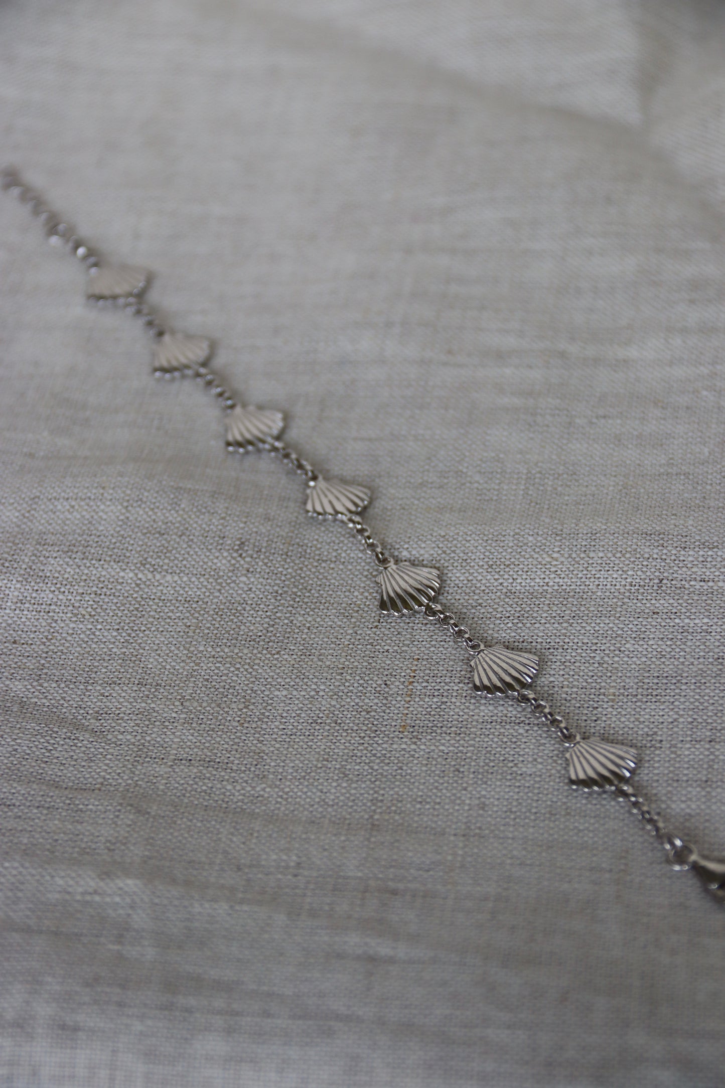 Sterling Silver Shell Bracelet