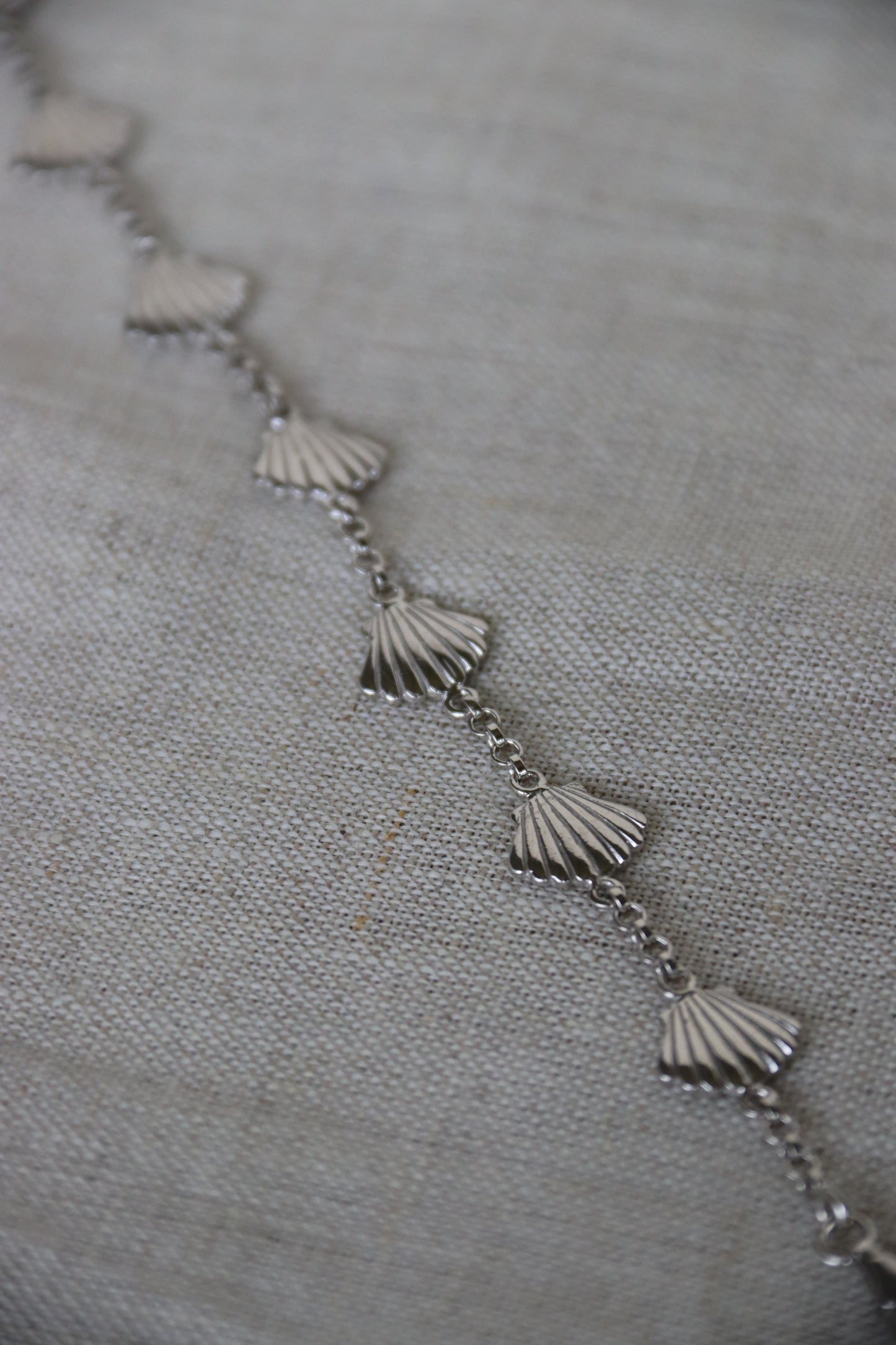 Sterling Silver Shell Bracelet