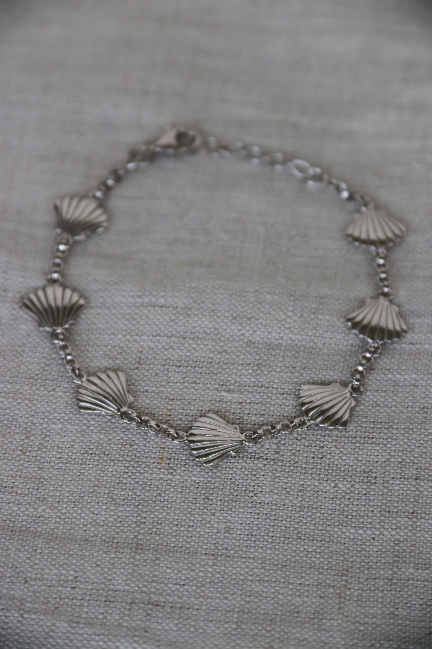 Sterling Silver Shell Bracelet