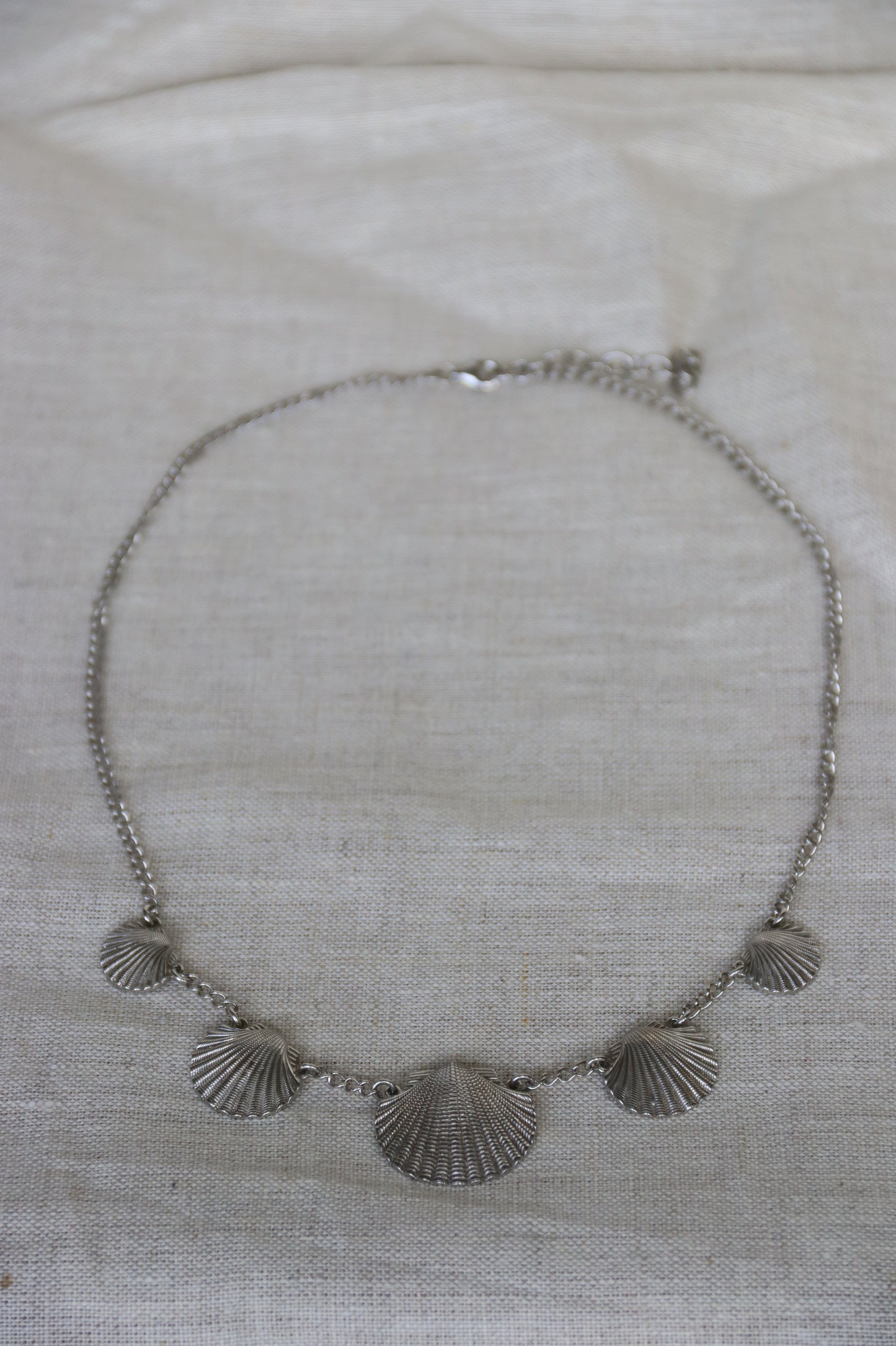 Sterling Silver Shell Necklace