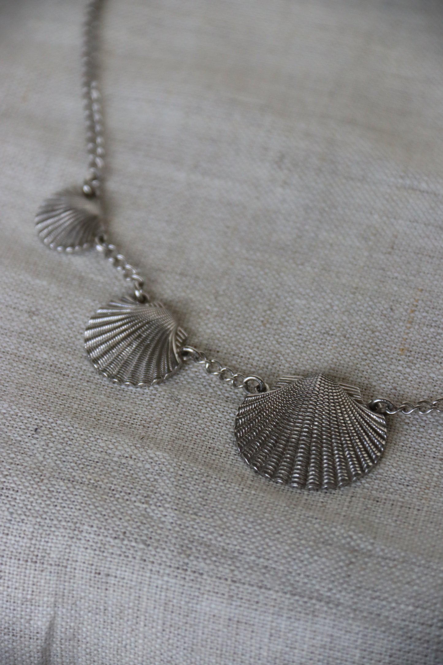 Sterling Silver Shell Necklace