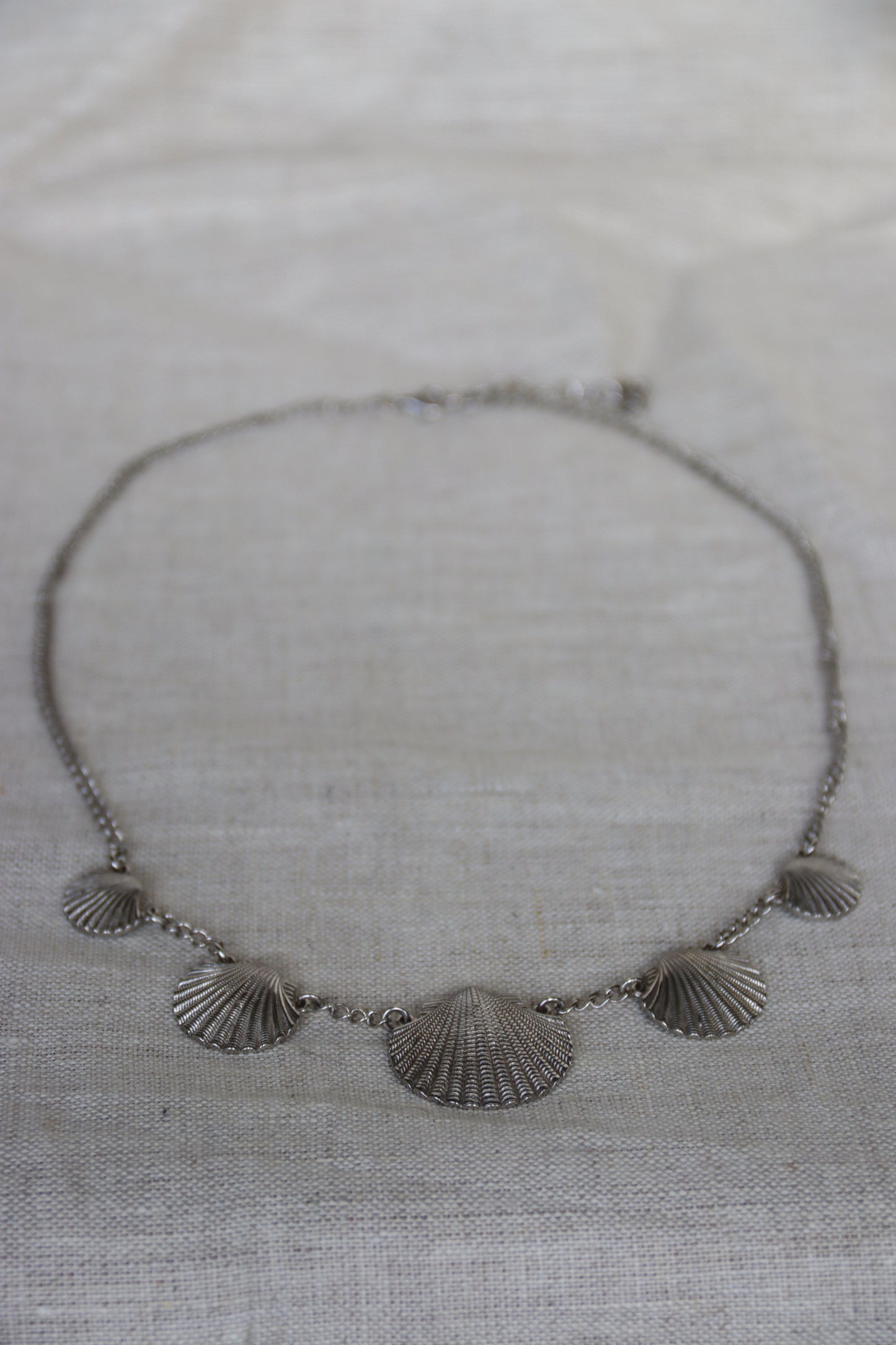 Sterling Silver Shell Necklace