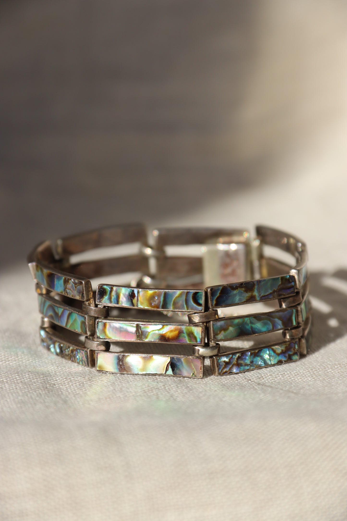 Sterling Silver Abalone Bracelet