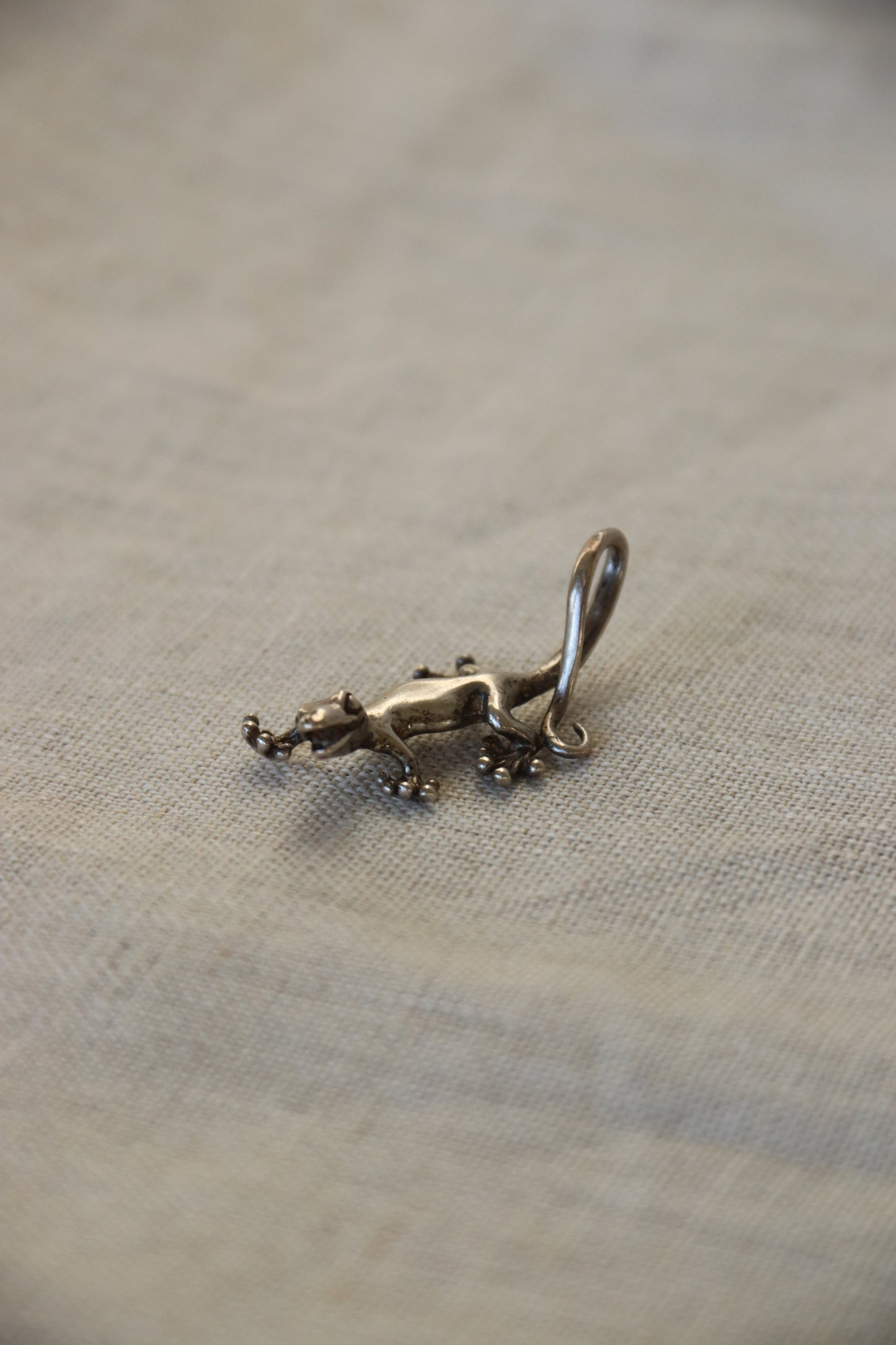 Sterling Silver Lizard Pendant