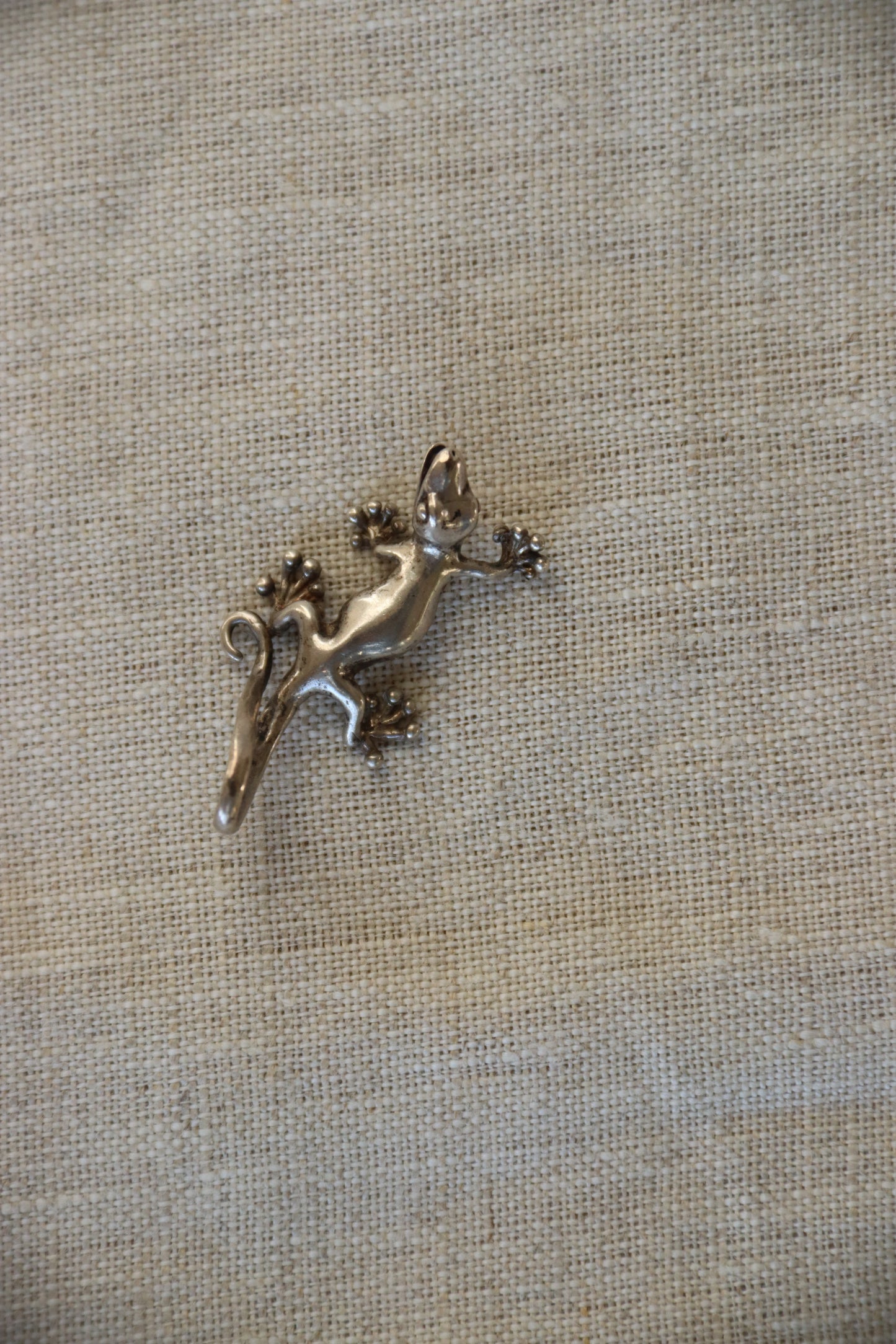 Sterling Silver Lizard Pendant