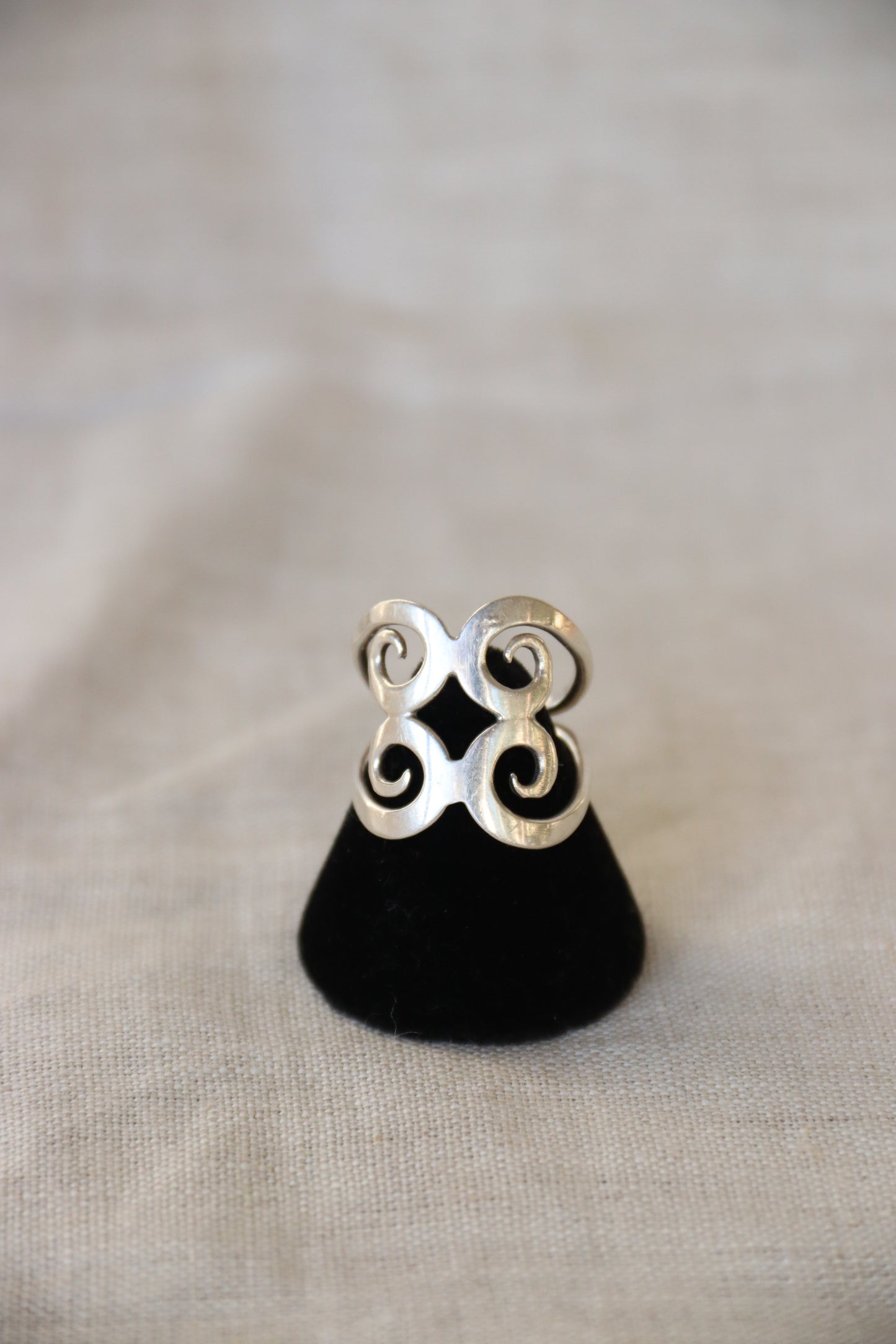 Sterling Silver Swirl Ring