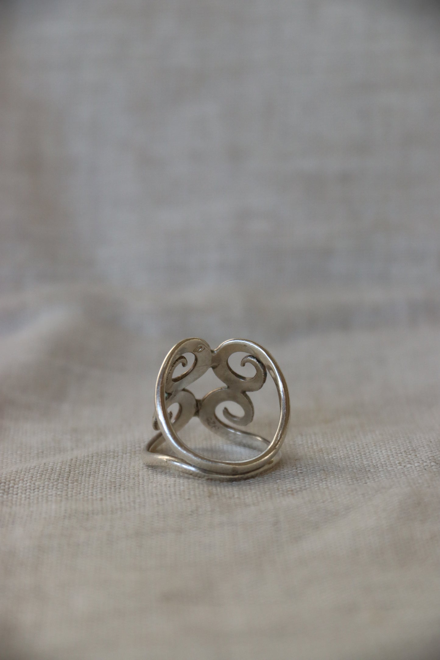 Sterling Silver Swirl Ring