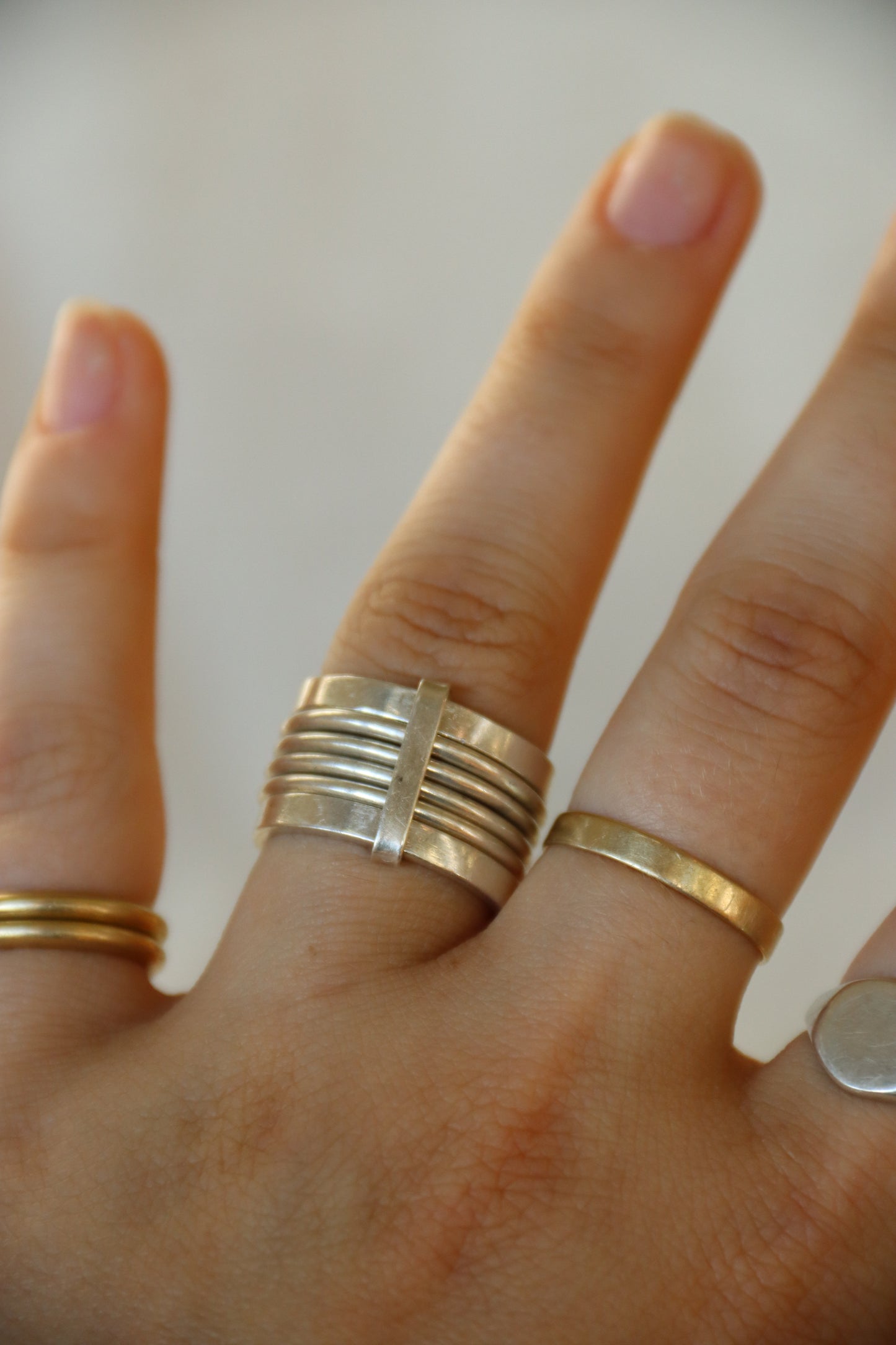 Sterling Silver Multi Band RIng