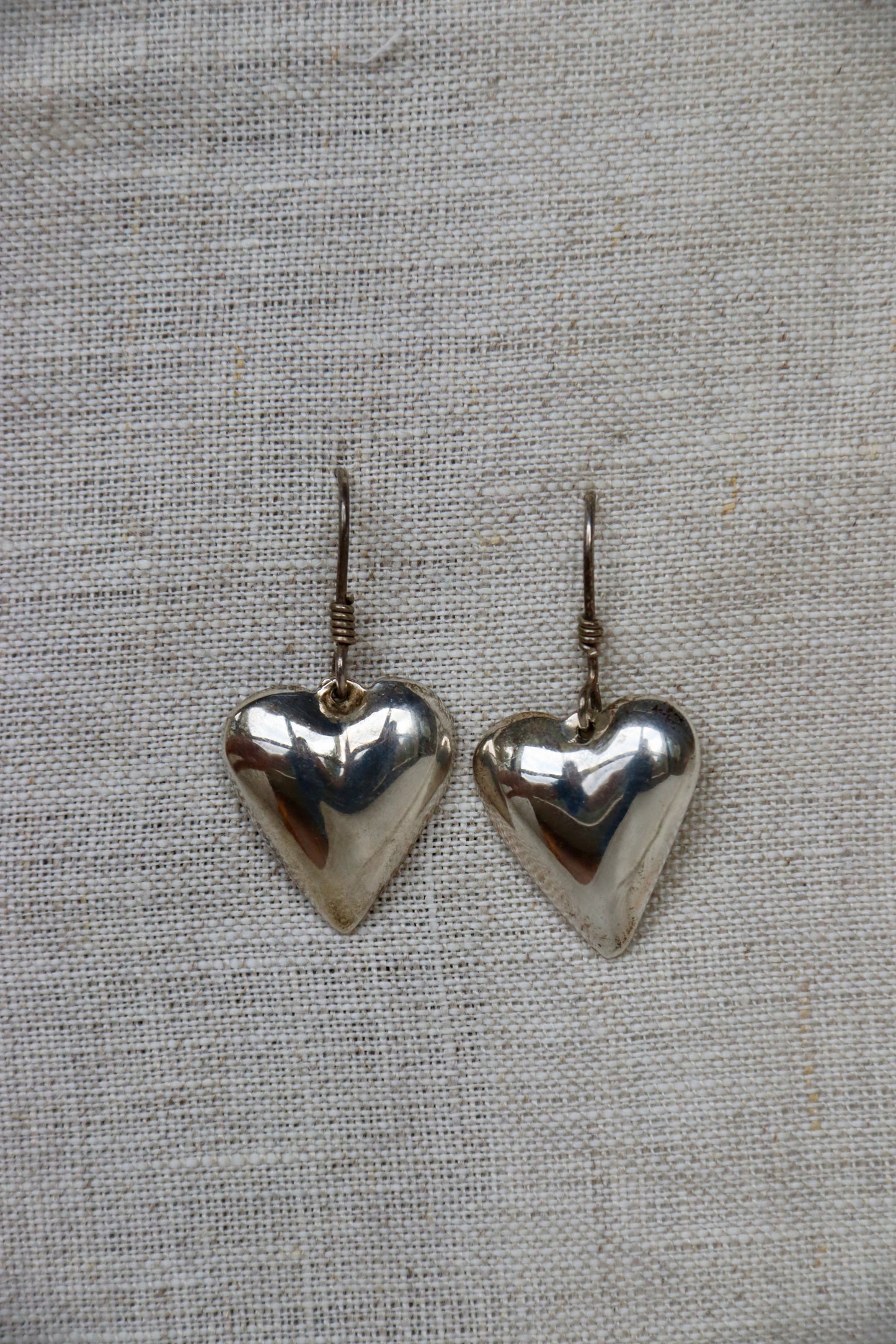 Sterling Silver Heart Earrings