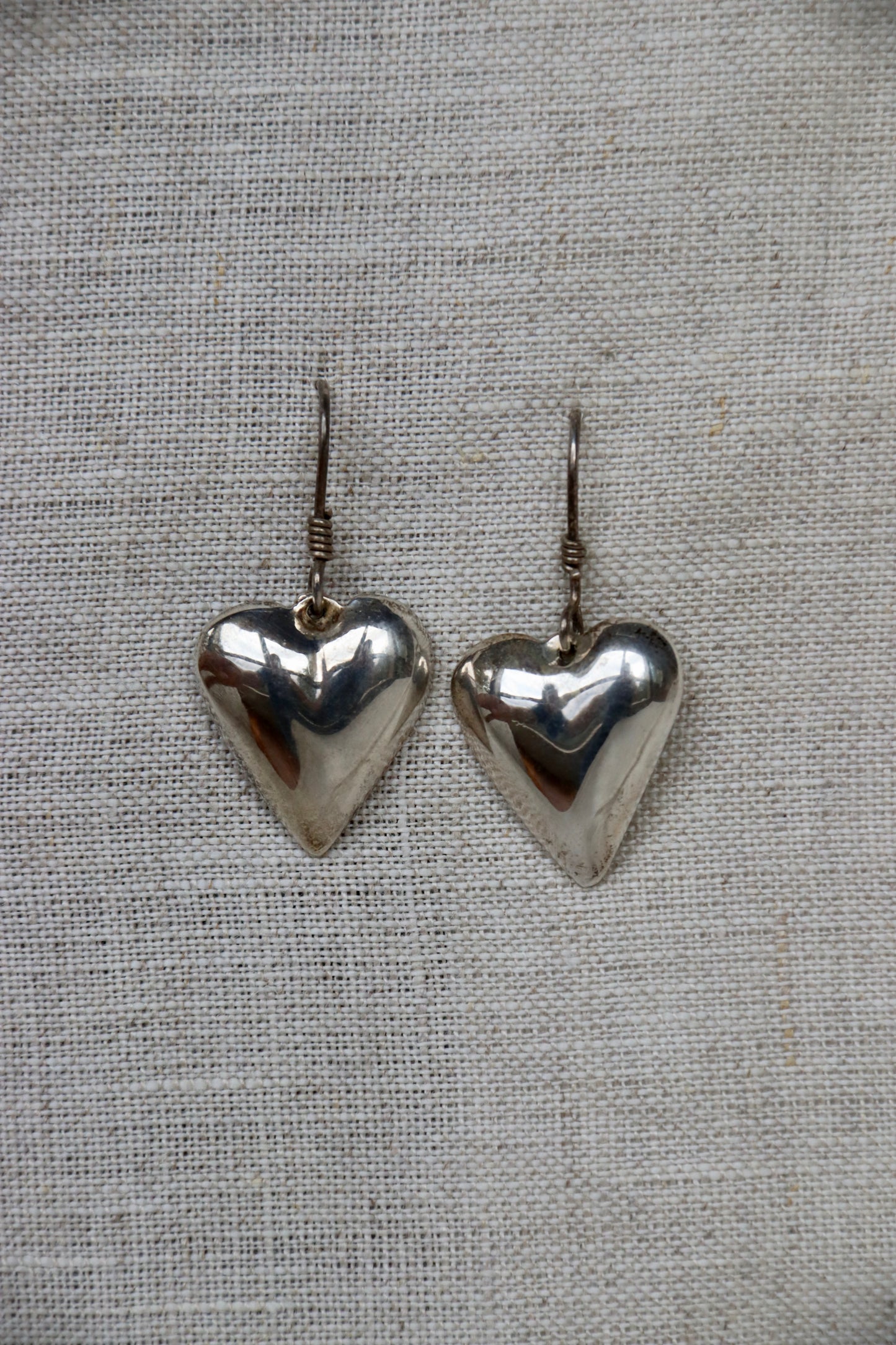 Sterling Silver Heart Earrings