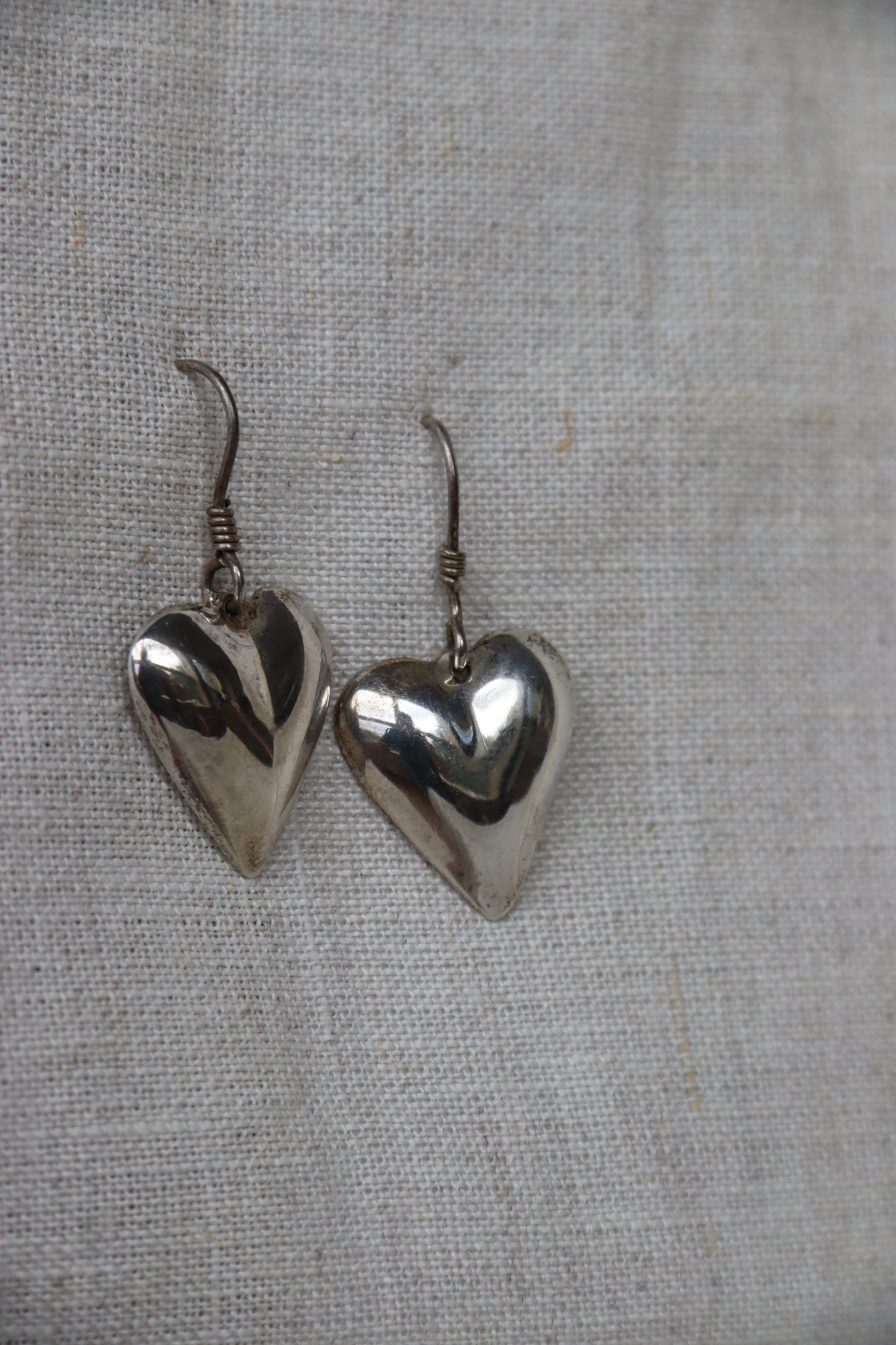 Sterling Silver Heart Earrings