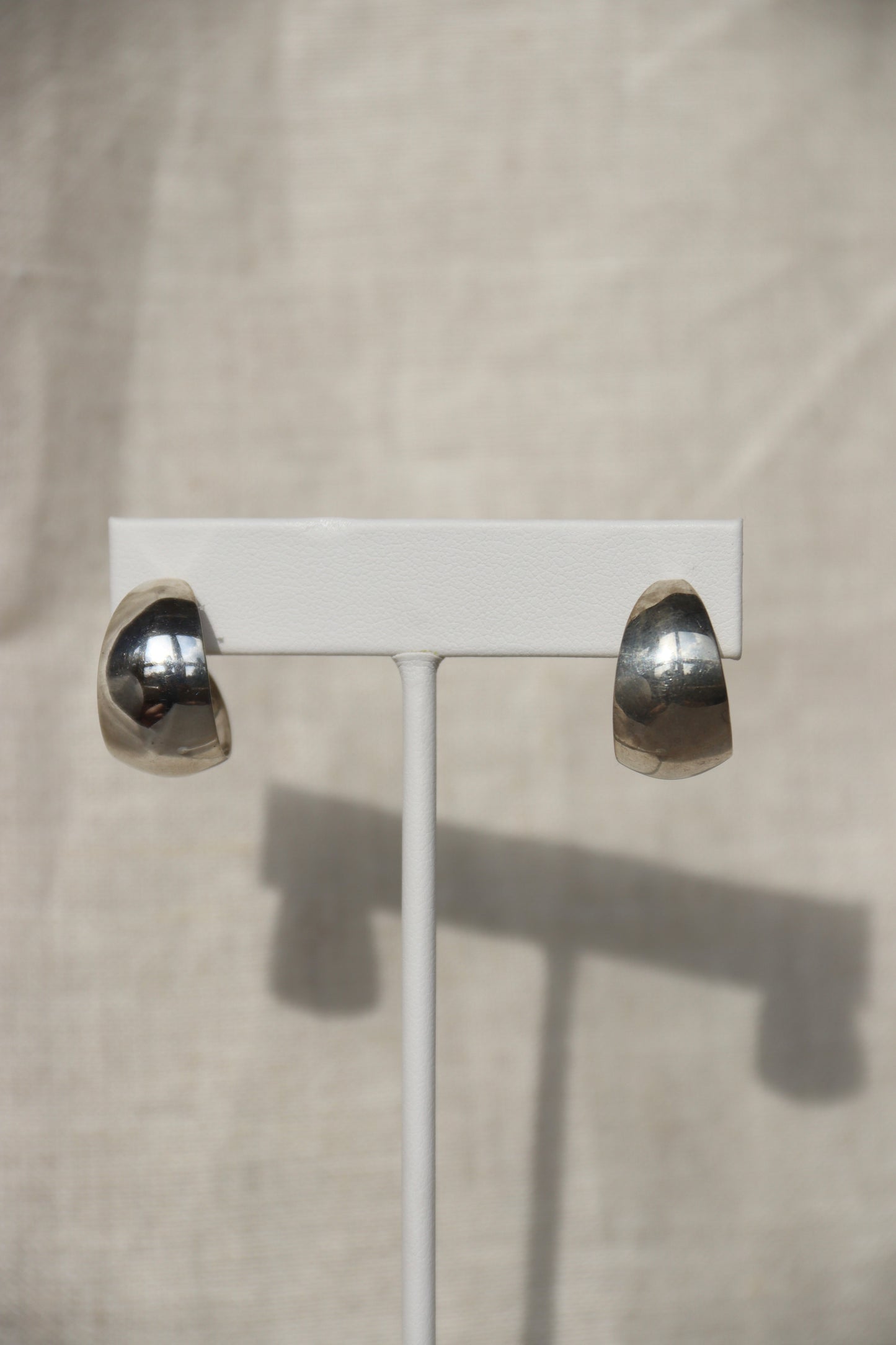 Sterling Silver Cuff Earrings